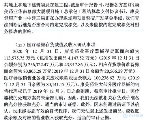立信為康美藥業出具無法表示意見審計報告 800萬審計費與財務誠信的重大挑戰